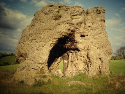 Photo 6x4 Druid Stone Brick-kiln End Glacial rock outcropNOTE: this s c2003