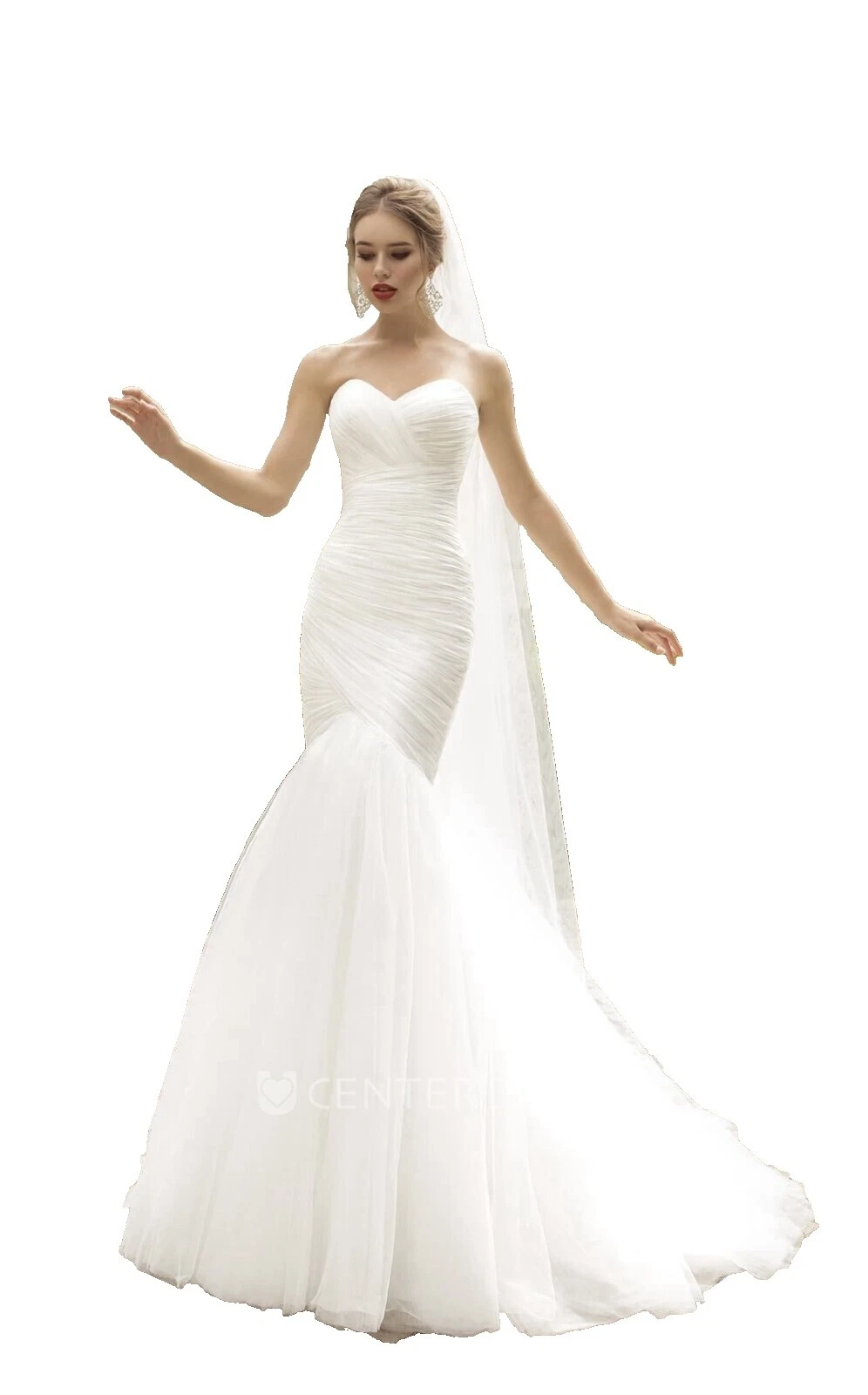 Vestidos de novia fruncido