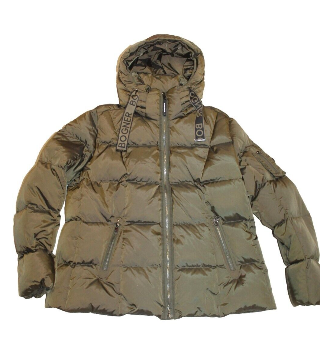 Bogner Damen Daunen Mantel Jacke FELINA D Olive Grün Größe 46