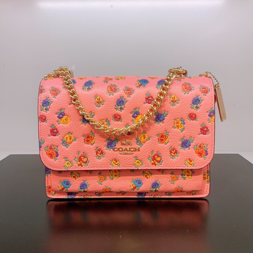 Nwt Coach Klare Crossbody Bag With Mini Vintage Rose Print