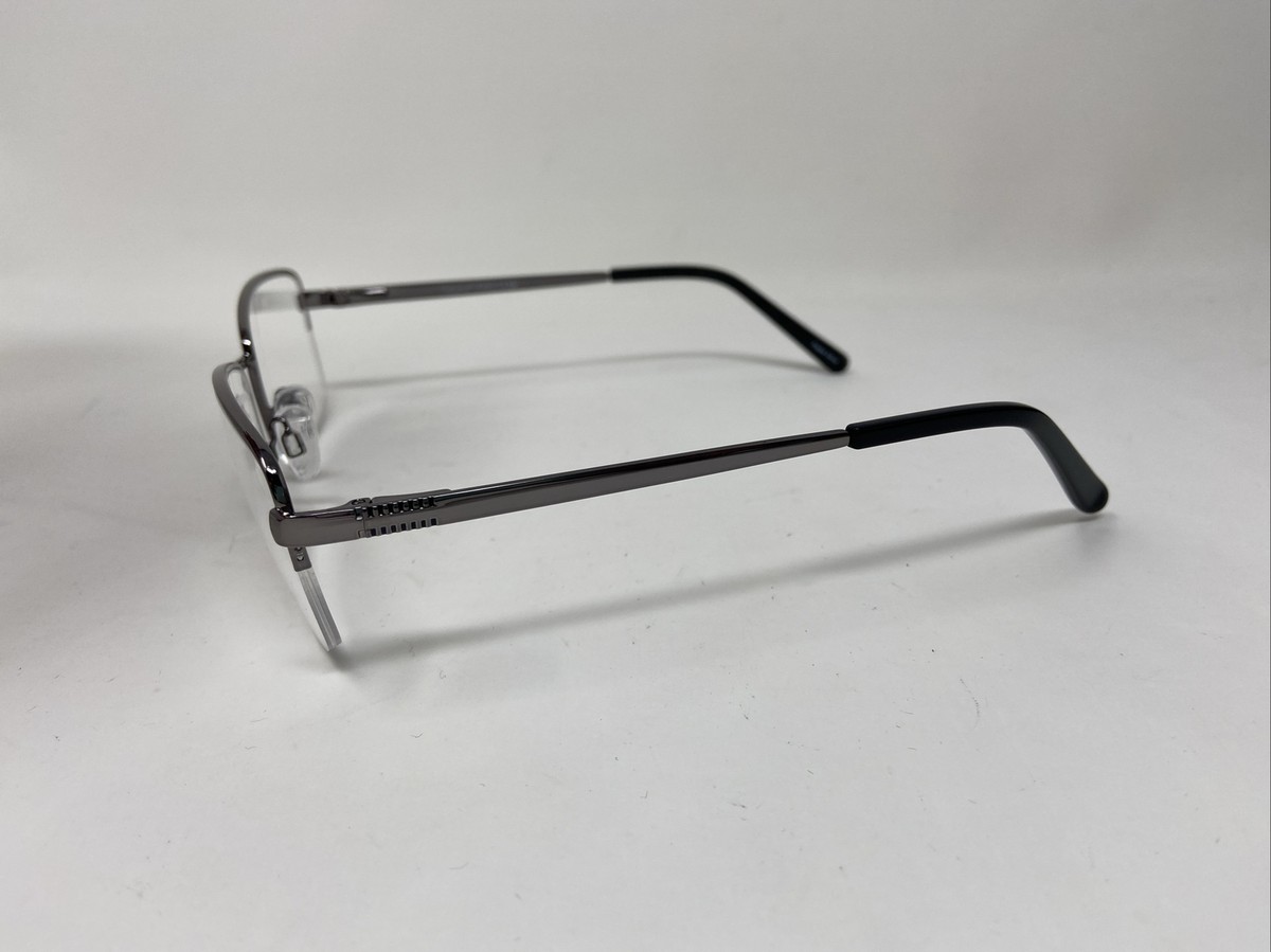 ENHANCE 4395 57/18/145 GUNMETAL FLEX HINGE EYEGLASSES FRAME :Y90