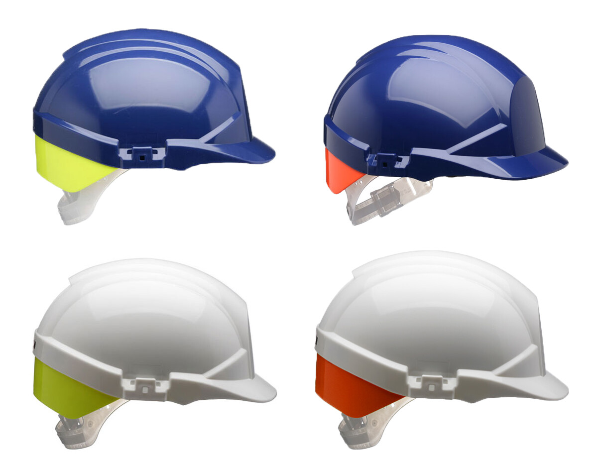 CENTURION Reflex Work Safety Helmet Hard Hat Rear Flash Colour Blue or White New eBay