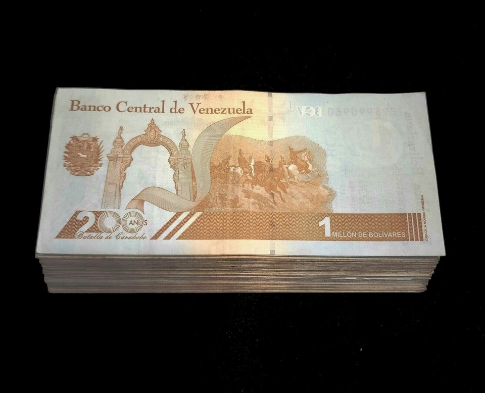 Venezuela 1 Million Bolivar Soberano 2020 USED 500 Pieces Bundle venezuela-1-million-bolivar-soberano-2020-used-500-pieces-bundle