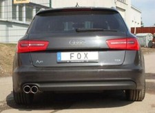 FOX Sportauspuff Audi A6 4G Limousine Avant 2.0l TDI ab Bj.11 2x90mm schräg