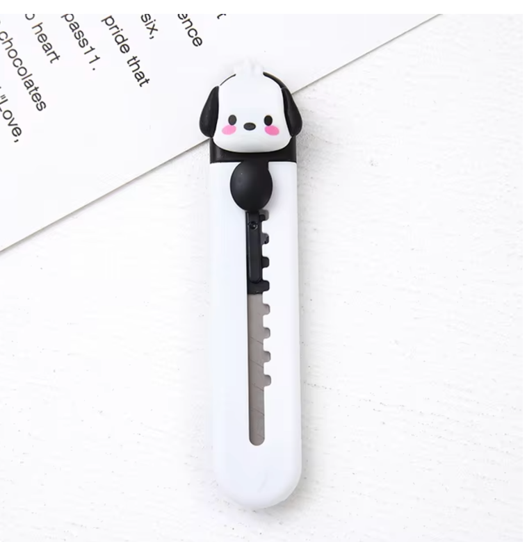 Cute Dog Art Knife Mini Paper Cutter for Crafting Office Work
