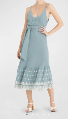 knee length dresses for ladies Annita Crepe Halter Midi Dress / Ivory | Meshki main image 1