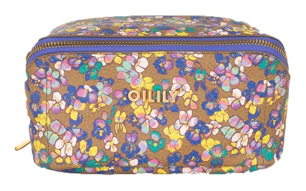 Oilily Callie Cosmetic Bag Kosmetiktasche Plantation OlivgrüN Neu-image