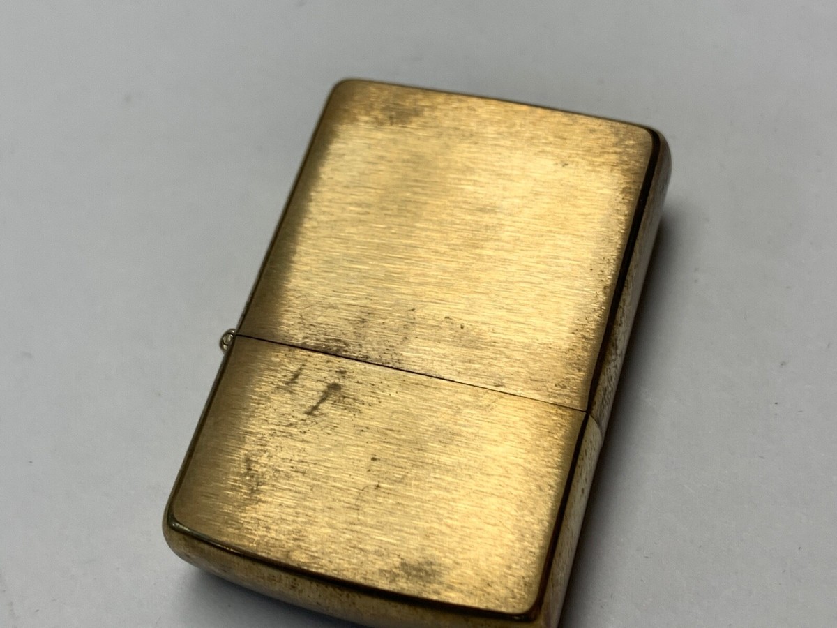 NEVER USED ZIPPO INDIANAPOLIS 500 BRASS BRUSHED FX VINTAGE | eBay