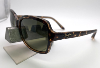 MAUI JIM CLOUD BREAK MJ 700-10 TORTOISE WITH GREEN POLARIZED SUNGLASSES NEW 9