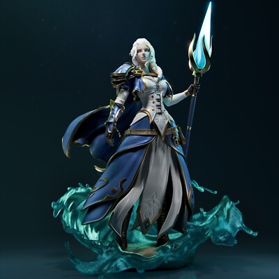 Jaina Maga Warcraft Action Figuren im Maßstab Resin Bausatz Rollenspiel 