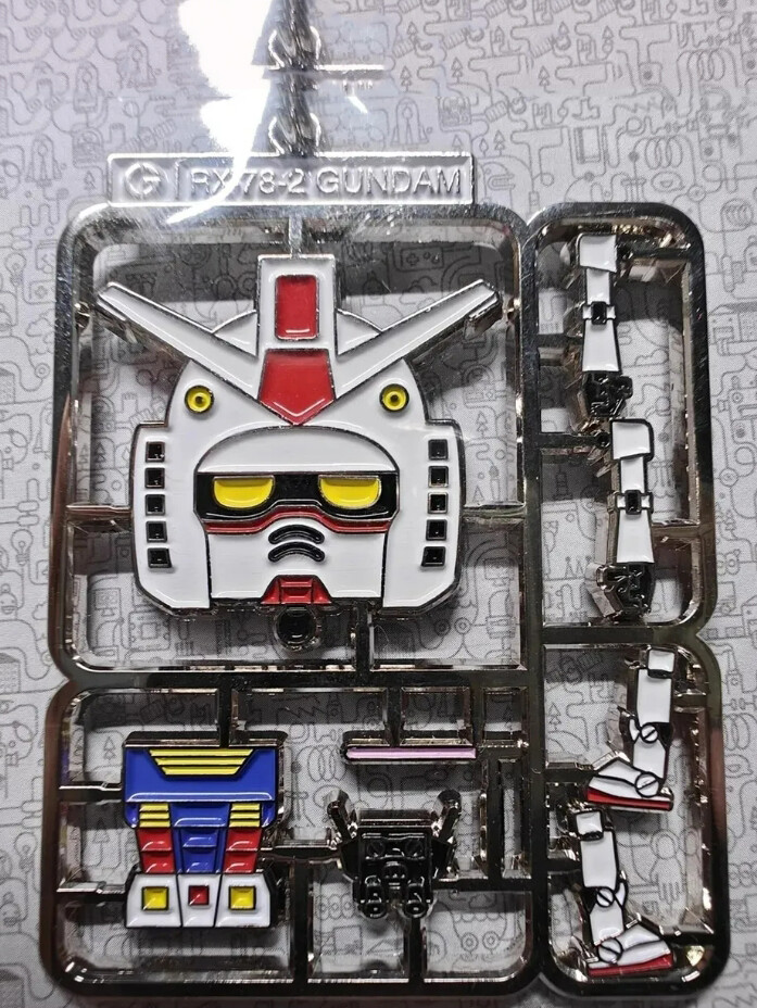 RX-78-2 GUNDAM ミニキーホルダー ONLY 3pcs! GUNDAM RX-78-2 Metal Keychain Pendant Decoration
