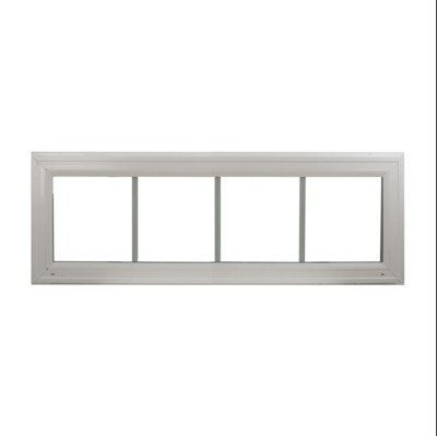 Double Pane Transom Window 48'' x 12'', Florida Approve Vinyl Argon Gas Low E DP50