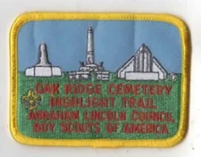 BSA Oak Ridge Cemetery Highlight Trail Abraham Lincoln Council YLW Bdr. [YA145]