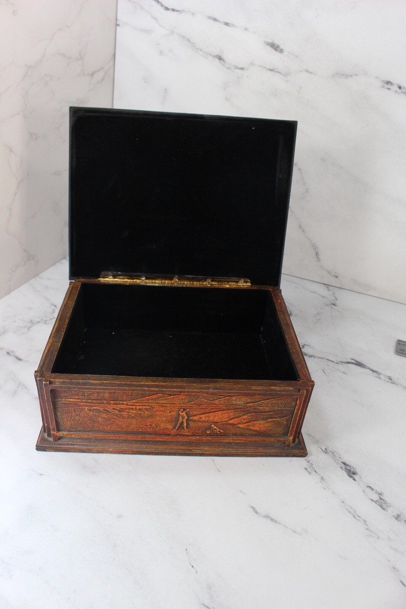 置物 vintage golf collection Pioneers of Golf Collection Vintage Metal Box | eBay
