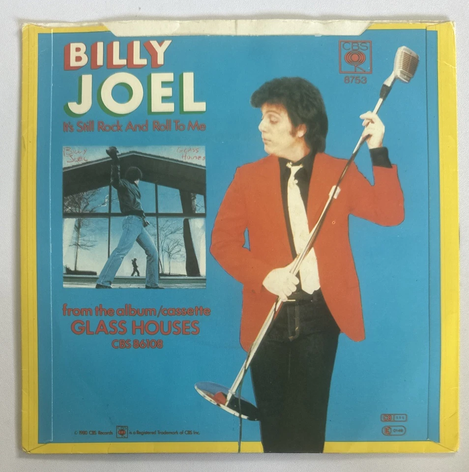 Billy Joel It’s Still Rock And Roll To Me Promo 7” Vinyl Record VG+ / VG+ - Image 4 of 4