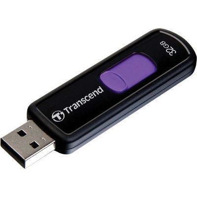 Transcend JetFlash 500 32GB USB 2.0 Telescoping Flash Jump Drive Memory Stick 