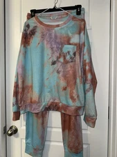 Woman Tye Dye Loungewear Set XL