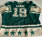JOE SAKIC SIGNED 2004 NHL ALL STAR JERSEY SIZE XL W/2004 MVP INSCRIPTION BECKETT