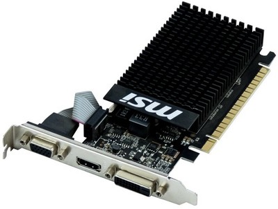 MSI NVIDIA GEFORCE GT 710 1GB GT 710 1GD3H LP PCIe X16 Graphics Card