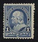 CKStamps: US Stamps Collection Scott#247 1c Franklin Mint H OG