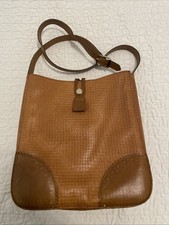 Vintage Leather Unbranded Shoulder Handbag Bag Vtg