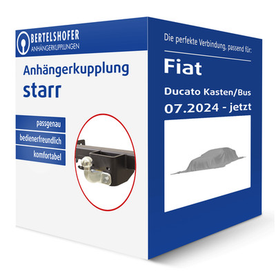 G.D.W. Anhängerkupplung starr für FIAT Ducato Kasten/Bus Typ 250 AHK NEU
