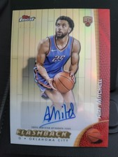 2024-25 Finest Ajay Mitchell Flashback Auto RC Gold Refractor #/50 Thunder