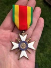 FRANCE Vintage WW2 UNSOR Cross Of Recognition military medal