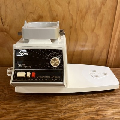 Oster Regency Kitchen Center 12 Speed White Motor Base ONLY READ