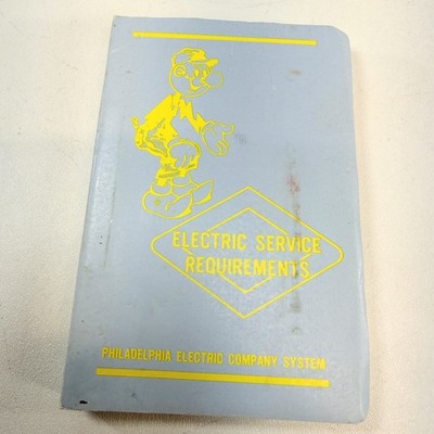 Vintage Philadelphia Electric Company PECO Service Requirements Booklet 1979