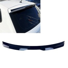 Für VW Polo 2019+Dachspoiler Fensterflügel Lippe Glänzend Schwarz lackiert