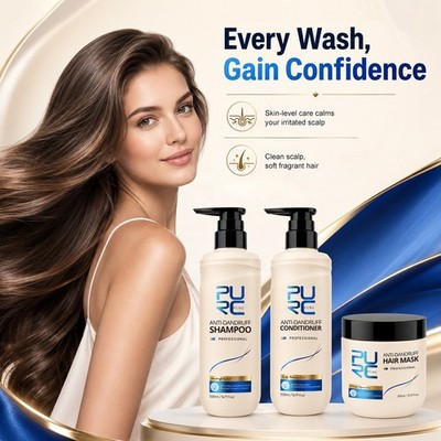 Anti Schuppen KERATIN Shampoo Conditioner Haarmaske Selensulfid Kopfhautpflege