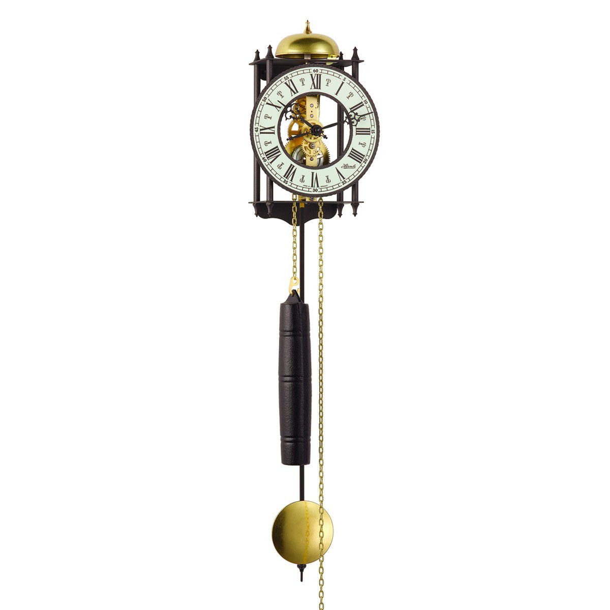 Hermle RAVENSBURG Skeleton Wall Clock with a Mechanical 8 Da