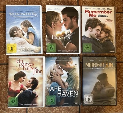 DVD Paket Liebesfilme & Romantik   Wie ein einziger Tag, Safe Haven, uvm.