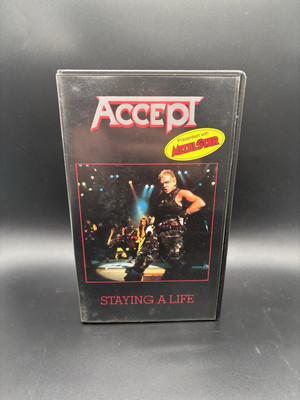 ACCEPT - Staying A Live - VHS Musik-Video (World Tour 1985/86 Live)