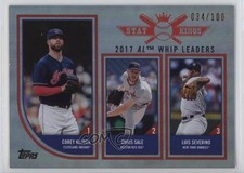 2018 Big League Stat Kings Trio Rainbow Foil Luis Severino Corey Kluber 0fv4