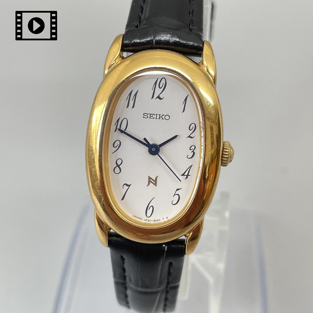 Gold Plated Case Oval Wristwatches for sale | eBay display picture 2