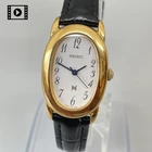 SEIKO Noie 1F21-5B70 Vintage 1994 [US Stock] Gold Oval Ladies Watch JP *N.MINT