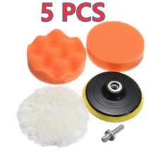 Car Polishing Sponge Pads Kit Foam Buffing Pad Set for Auto Waxing & Scratch Rem