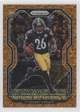 2020 Panini Prizm Rookie Orange Disco Prizm Anthony McFarland Jr #393 2l4