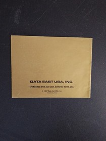 Side Pocket (Nintendo Entertainment System, NES) solo manuale istruzioni