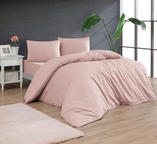 100 Cotton Jersey Duvet Cover Set - Ultra Soft Breathable - All-Season Com...