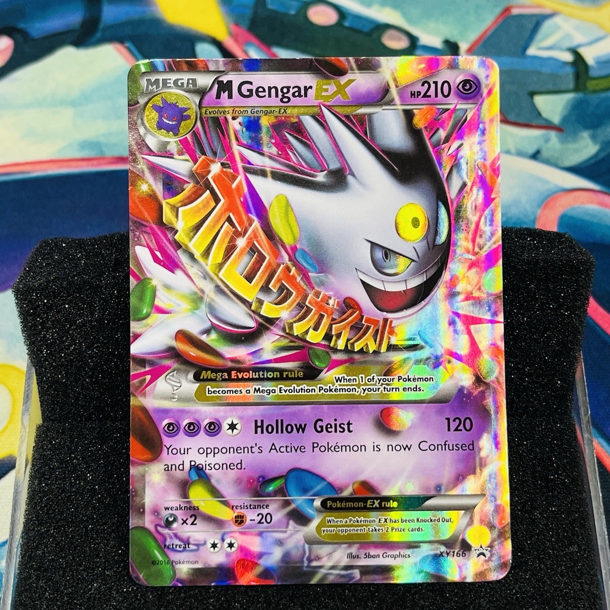 Pokémon TCG • Mega Gengar EX XY166 Holo Black Star Promo 2016