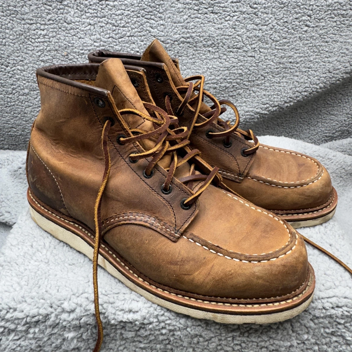 Bottes RED WING SHOES 9184 Chukka Homme - Cuir Marron - Taille UK 11 / US 12 / EUR 45,5 - Neuf En Boîte