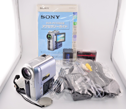 Sony Handycam DCR-PC105 MiniDV – Videocamera A Nastro Con Zoom 10x Ottico, 120x Digitale, Blu