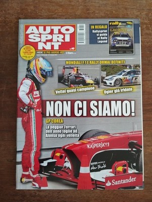 2013 10 14 AUTOSPRINT 14 OTTOBRE 2013 ANNO LII N.40 ALONSO VETTEL OGIER