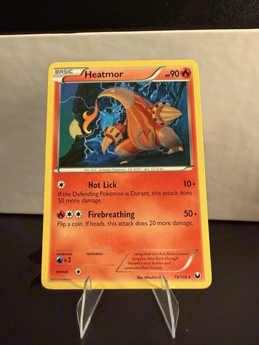 Heatmor 19/108 Dark Explorers Regular Pokemon Tcg