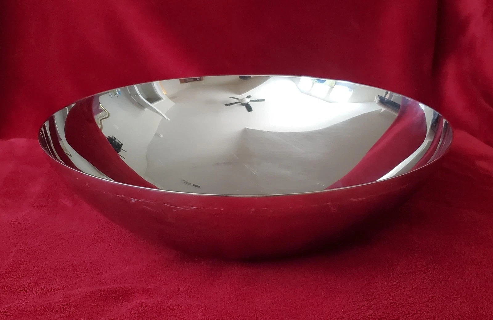 FRONTGATE LARGE 18/10 STAINLESS STEEL SERVING MIXING BOWL-14 INCH-MADE IN ITALY