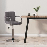 Barhocker Taupe Stoff