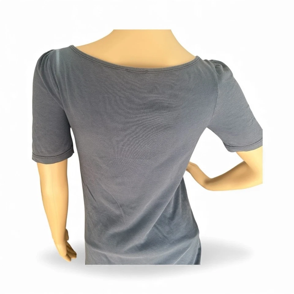 Mini Vestido Camiseta Juicy Couture Hecha en EE. UU. Gris Rosa Logo Corazón Talla S Y2K De Colección Foto 4 de 4